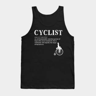 Cyclist Funny Definition Tank Top